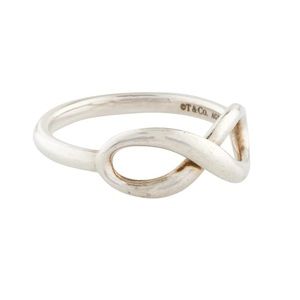 Sterling silver Tiffany infinity ring